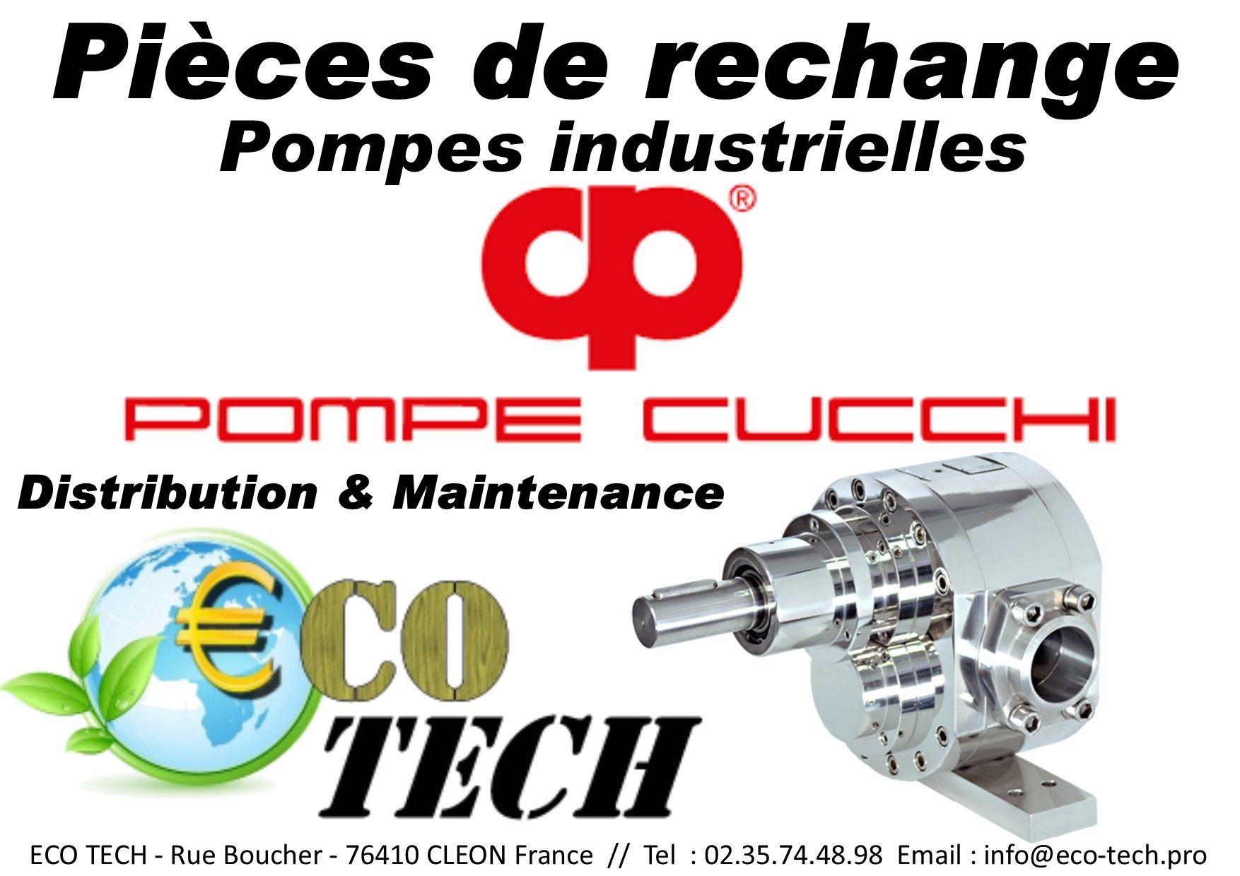 Pompe Cucchi - Pièces de rechange et détachées en Normandie et Nouvelle-Aquitaine - ECO-TECH_0