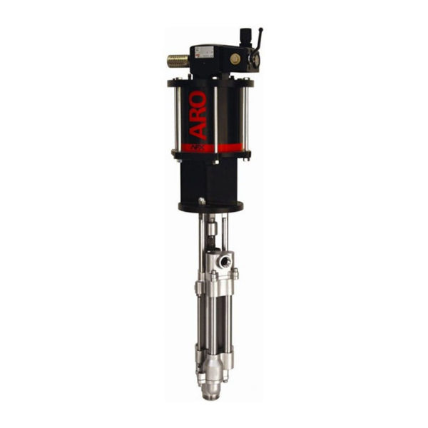 Pompe pneumatique à piston en acier ou inox - 4 billes - Débit jusqu'à 124 l/min - Rapport 2:1 à 7:1_0