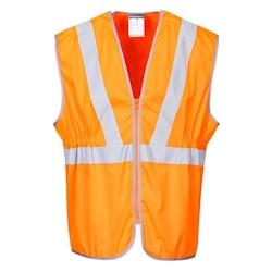 Portwest - Gilet de sécurité long HV RIS Orange Taille S - S orange 5036108057474_0