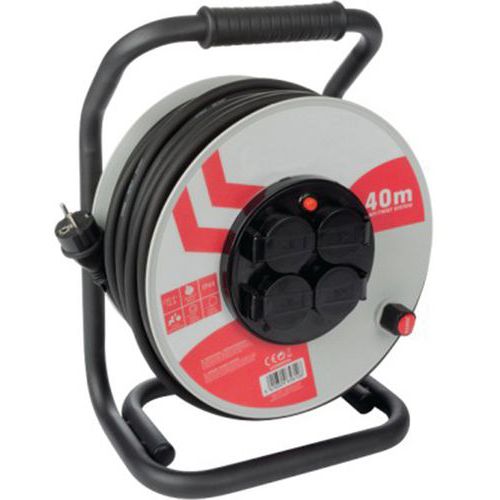 RALLONGE ÉLECTRIQUE PRO 40 M - 4 PRISES IP44 - CUC