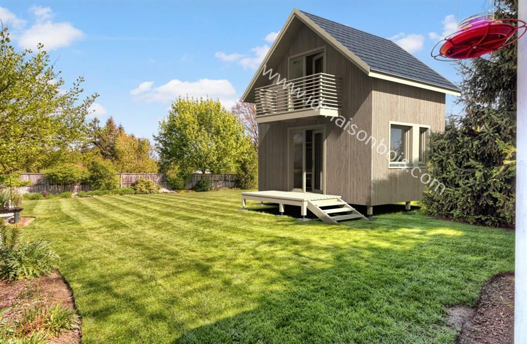 Reims - Studio de jardin - ID Maison Bois - Toit deux pans - 37 m² avec mezzanine_0