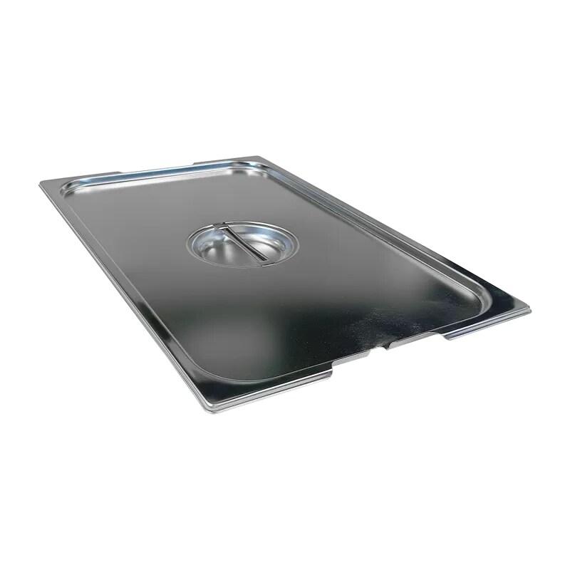RM GASTRO Couvercle GN 1/1 ouverture pour louche poignées escamontables inox REDFOX - VGN 1/1 NU - REDFOX - 0615402836173_0