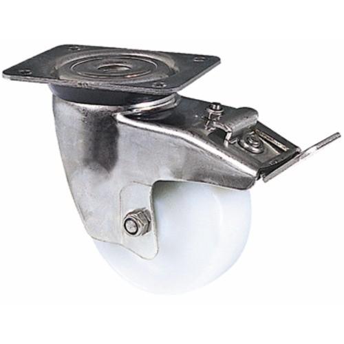 ROULETTE PIVOTANTE À BLOCAGE - INOX - DIAMÈTRE 125 MM - MÉCANINOX GUITEL