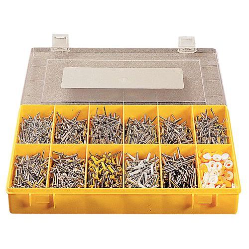 SET DE 1400 RIVETS ASSORTIS - DEGOMETAL
