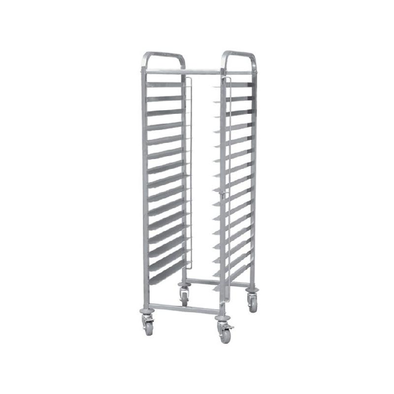 Skyrainbow Chariot à plateaux, 15x GN1/1 - inox THTR-15A_0