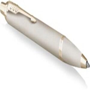 Stylo-bille Parker IM Monochrome Champagne, moyen, boîte cadeau - bleu papier 3026981729560_0