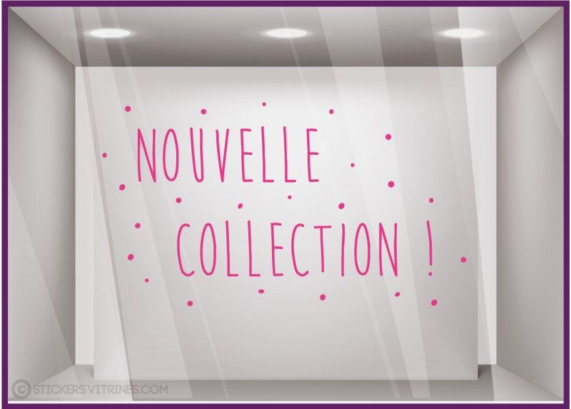 Sv491 - Adhésif pour vitrine - Stickers vitrines - Dimensions 57 x 32 cm - Coloris personnalisables - Nouvelle Collection_0