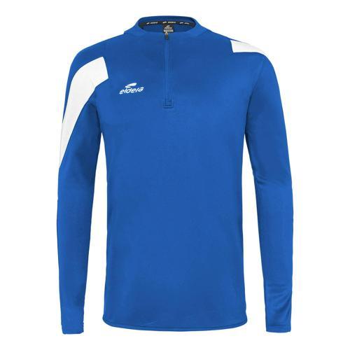 SWEAT 1/2 ZIP ACTION - ELDERA - ROYAL/BLANC