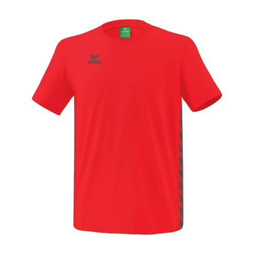 T-SHIRT ENFANT - ERIMA - ESSENTIAL TEAM ROUGE/GREY