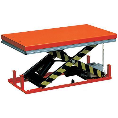 TABLE ÉLÉVATRICE ÉLECTRIQUE 2 T 800 X 1300 MM ÉCONOMIQUE - STOCKMAN