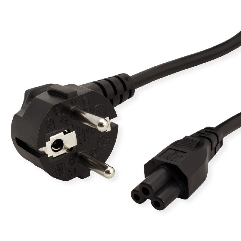VALUE Câble d'alimentation pour notebook 3 pôles, noir, 3 m_0