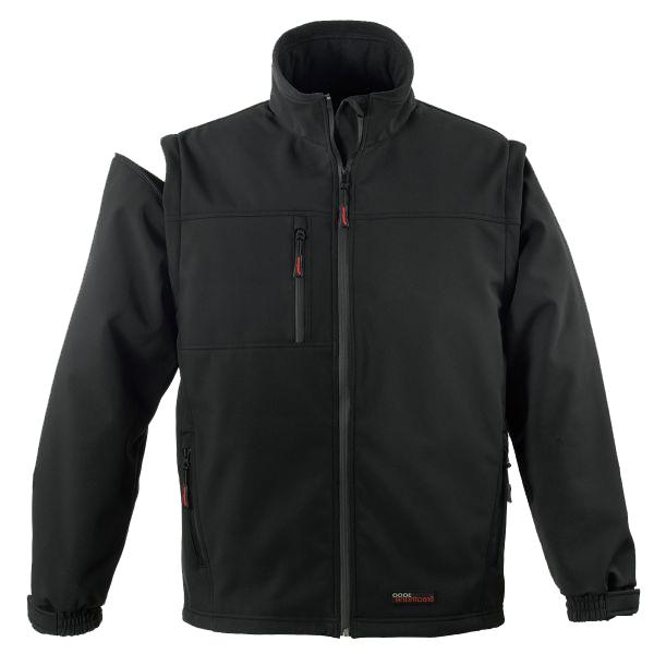 Veste softshell yang 2 en 1 noir ts - COVERGUARD - 5yands - 757278_0