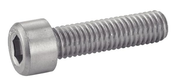 VIS À MÉTAUX TÊTE CYLINDRIQUE 6 PANS CREUX A2 DIN 912 4X8 BOÎTE DE 100 - ACTON - 672014X8