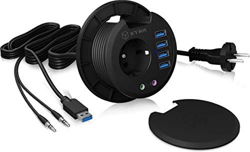 ICY BOX IB-HUB1430 - Hub USB 3.2 Gen 1 Type-A, 5000 Mbit/s, 6 ports, noir_0