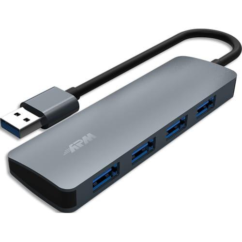 Hub informatique APM USB-A 3.0 - 4 ports USB-A - Transfert jusqu'à 5 Gb/s_0