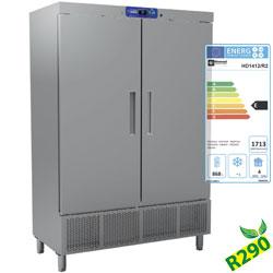 Armoire frigorifique pro ventilée en inox avec 2 portes 1100 litres - 1385x720xh2065 - HD1412/R2_0
