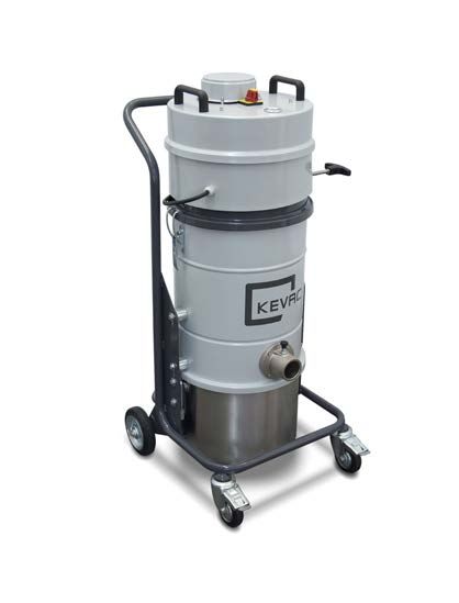 Aspirateur industriel Atex Z22 - Monophasé KM1.022 Kevac avec filtre polyester et cuve 25L_0