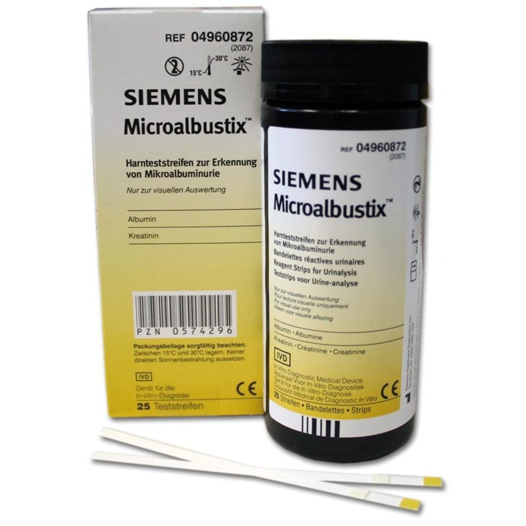 BANDELETTES URINAIRES SIEMENS MICROALBUSTIX