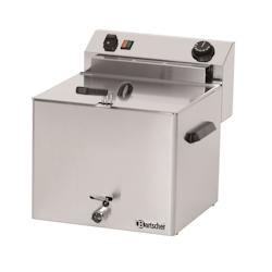 Bartscher Friteuse inox simple 10 Litres à poser, 8100 W, 400 V - TRI - Acier inoxydable 18/10 162900_0