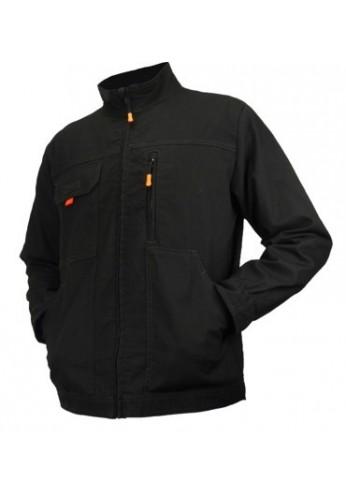 Blouson de travail TYPHON - élasthanne noir - col officier et multiples poches - Réf. 09TYEN_0