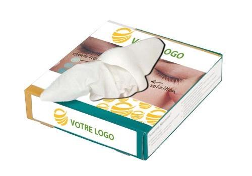 Boîte mouchoirs personnalisée forme nez - imprimée avec 50 mouchoirs en papier_0