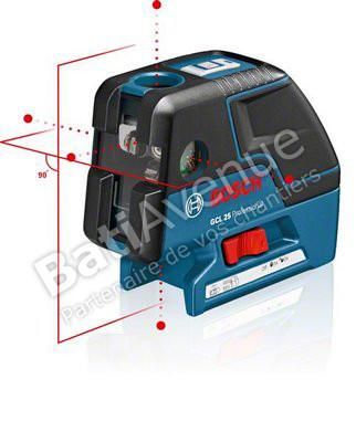BOSCH OUTILLAGE -LASER POINTS GCL 25 PROFESSIONAL- 0601066B00