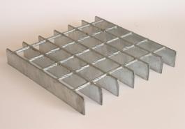 Caillebotis bordés avec un profil T galvanisés - Maille 30x30 mm - Longueur et largeur variées_0