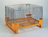 Caisse-palette métallique pour industrie - Référence : 20.10008.05 / 20.1027.05 - Dimensions et charge adaptées_0