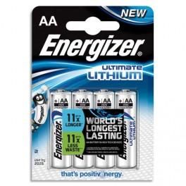 ENERGIZER BLISTER DE 4 PILES AA L91 UTIMATE LITHIUM