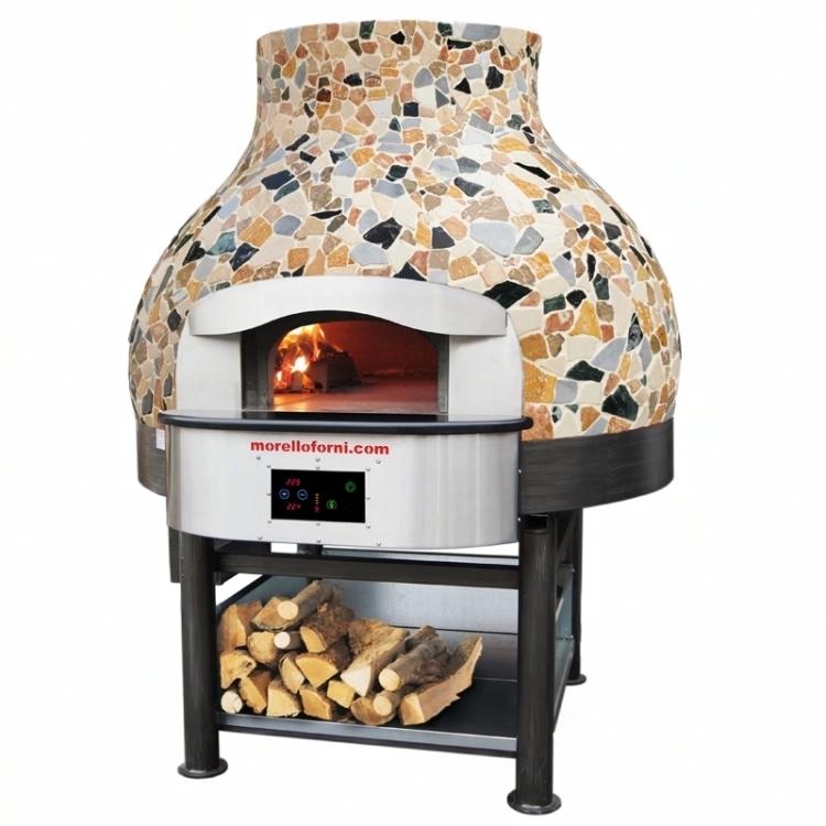 Fours à bois avec sole chauffée à gaz ou électriquement - Morello Forni MIX180_0
