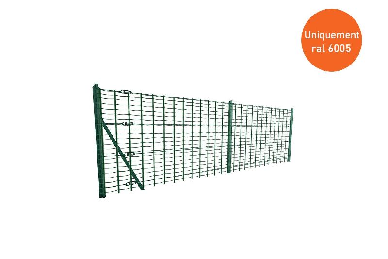 Grillage soudé maille 50x50mm Ral 6005 - 1000_0