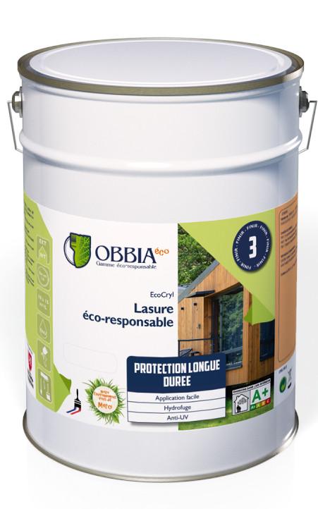 Lasure éco-responsable chêne foncé 2,5l - OBBIA - ecocryl2.5-chf - 860349_0