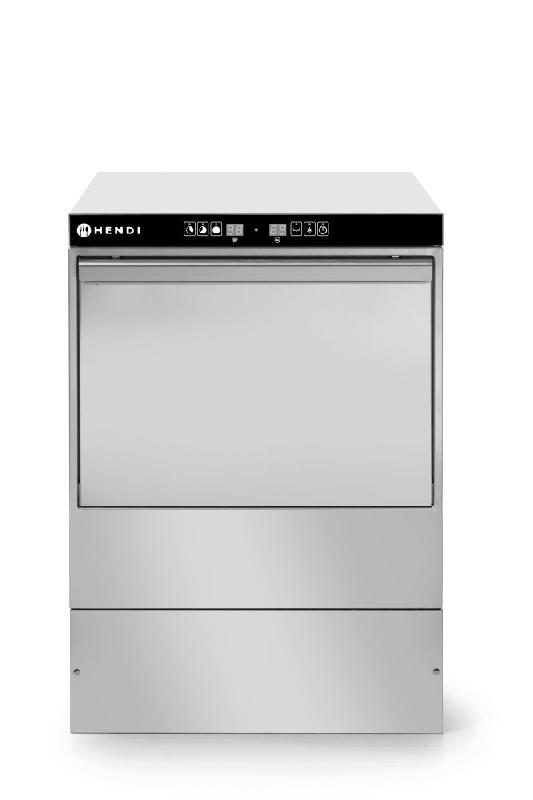 Lave-verres professionnel - inox - monophasé - 40 x 40 cm - 470x470x710 mm - 230268_0