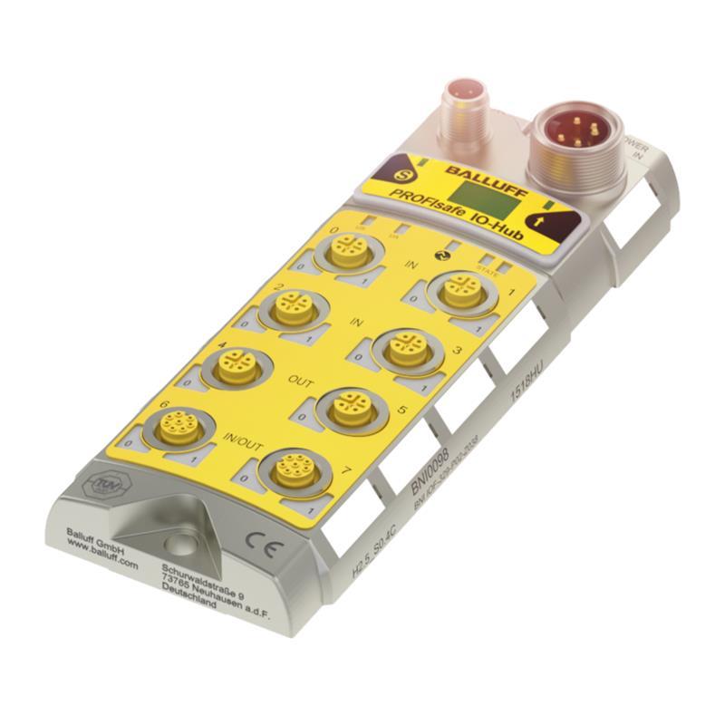 Modules E/S BNI0098 - Répartiteur actif avec interface PROFIsafe sur IO-Link, boîtier en zinc IP67_0