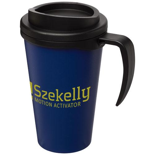 Mug isolant Americano® Grande 350 ml - Double paroi - Couvercle à visser et poignée intégrée - Fabriqué au Royaume-Uni_0