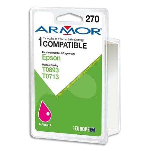Armor cartouche compatible jet d'encre magenta epson t0713 - t0893 b12316r1_0