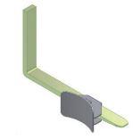 Patins enfourchables fixes pour fûts - diamètre 560 mm - plaque de contact en caoutchouc vissé_0