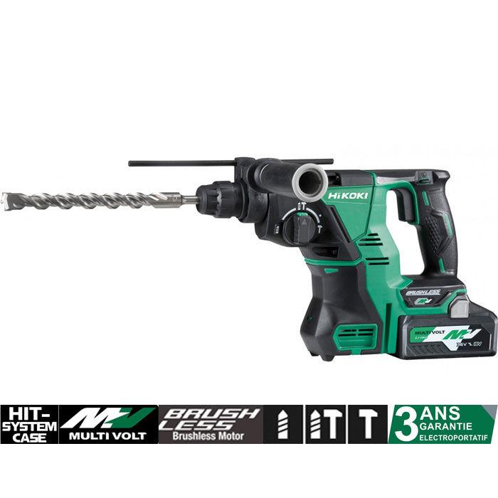 Perforateur burineur 40 mm sds max 36v- 4.0 ah li-ion HIKOKI - 11572147_0