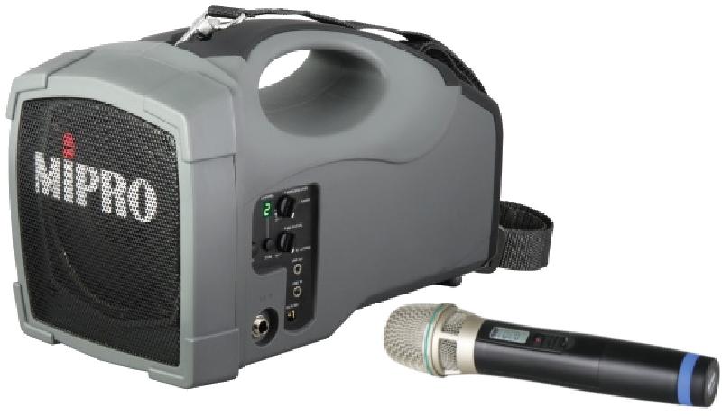 Sono portable Mipro MA-101B-ACT32H - 45 Watts - Rechargeable avec micro UHF multifréquences_0