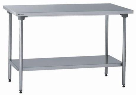 TABLE INOX CENTRALE 160X70 CM