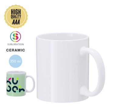 Tasse en céramique 350 ml - qualité AAA pour sublimation - Werdan 21560_0