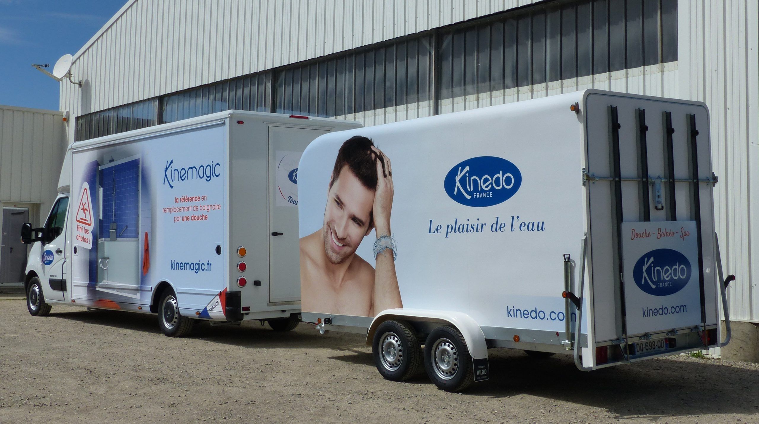 Bigbox XL - Remorque fourgon Wilsud - 5m00 - Grand volume avec carrosserie polyester et PTC jusqu'à 3500 kg_0