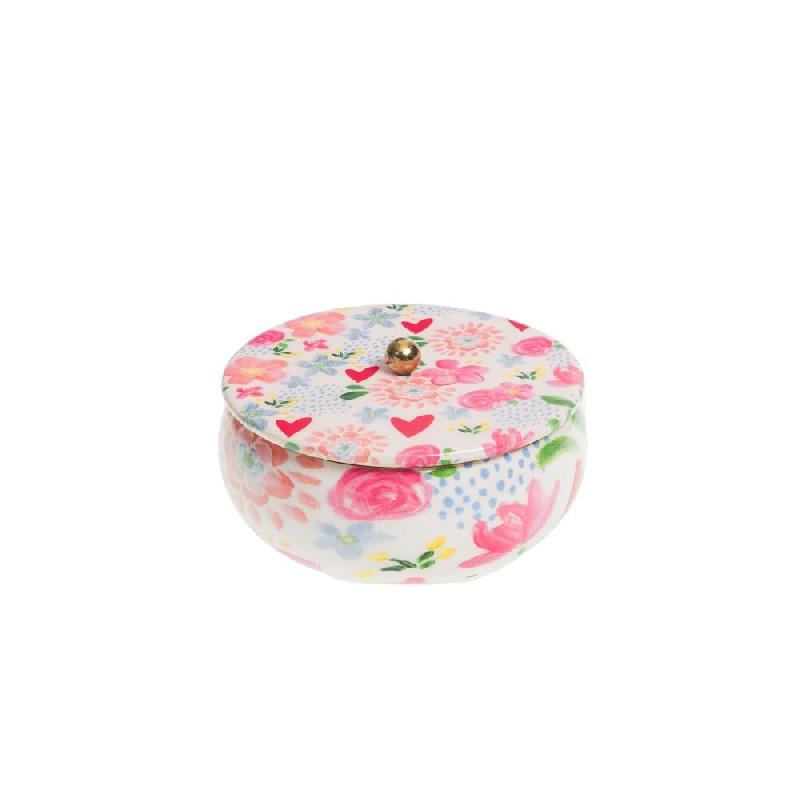 Boite   thais 13 cm -  Décoré Rond Métal Amadeus 13x13 cm - multicolore métal 3520071957371_0