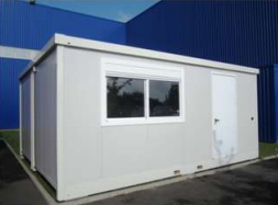 Bungalow de chantier s1 / monobloc / isolé / 5.94 x 2.5 x 2.7 m_0