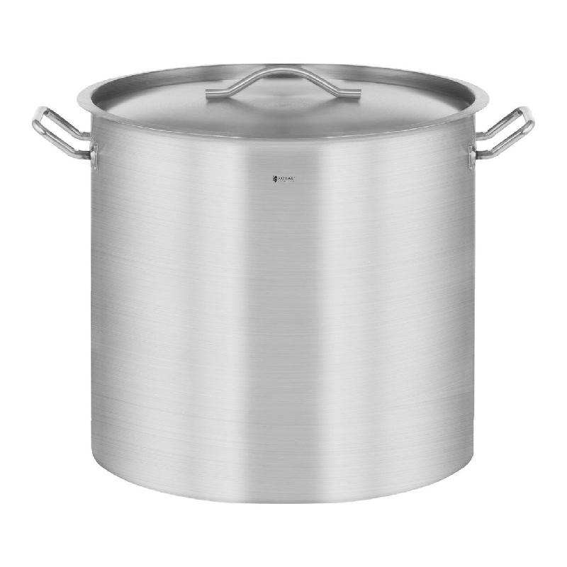 Casserole induction - fond rapporté sandwich triple - 71 litres - épaisseur du fond 6 mm - acier inoxydable - 14_0000842_0