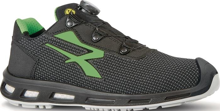 Chaussure de sécurité RedLion MONSTER taille 42 noir/vert S3 SRC ESD EN ISO 20345 Putek® U.POWER_0