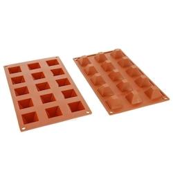 Deco'Relief Moule en Silicone 15 Pyramides 3,6 x 3,6 x 2,2 cm - DR208A_0