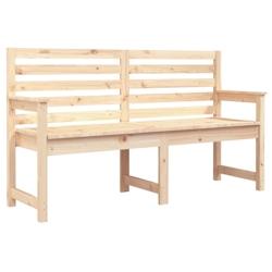 Helloshop26 - Banc de jardin meuble de patio d'extérieur terrasse 159,5 x 48 x 91,5 cm bois massif de pin 02_0011262 - 3000617647763_0