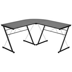 Helloshop26 - Bureau d'ordinateur en forme de L détachable à angle réversible 150x150x76cm noir 20_0004835 - 3000200029020_0