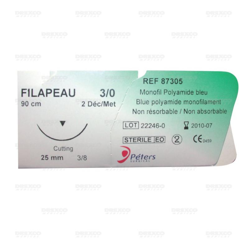 Ligatures sutures monofil polyamide non résorbable peters (boite de